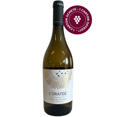 ESPAGNE D.O Terra Alta L'Oratge Blanc 2023 : 12 bouteilles à 59,95€
