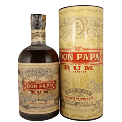 Don Papa 7 ans, Origines Philippines, 40%, en étui