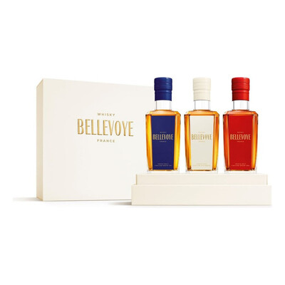 Coffret Découverte Whisky de France Bellevoye Tricolore 3*20cl