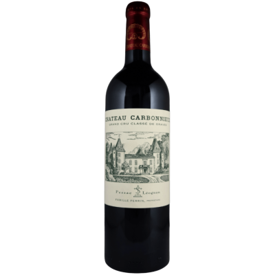 Château Carbonnieux en caisse-bois